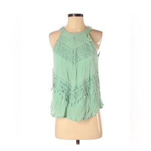 Miami Mint Lace Halter Blouse